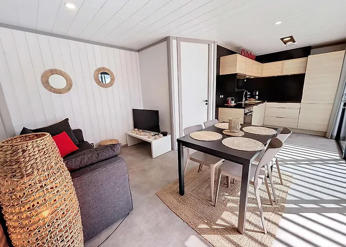 Domek alpejski Cozy A - 4 Pers, Piscine Chauffee, Proche Et Commerces - Fr-1-361-538 Jullouville-les-Pins