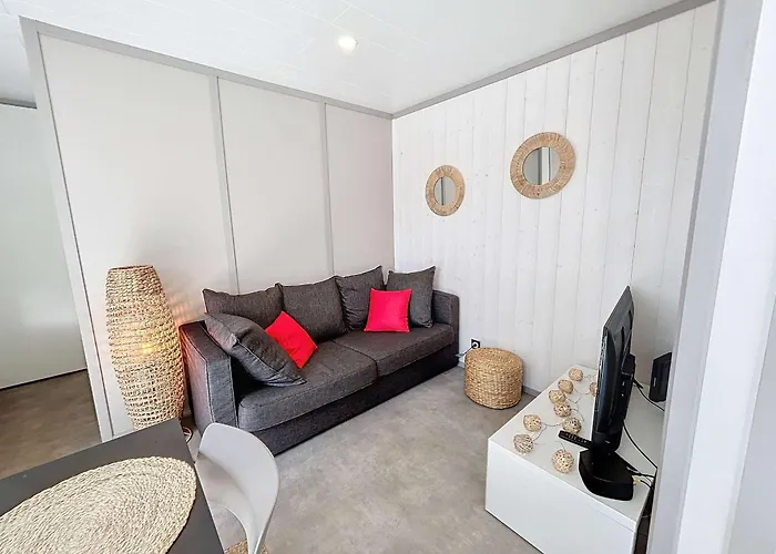 Domek alpejski Cozy A - 4 Pers, Piscine Chauffee, Proche Et Commerces - Fr-1-361-538 Jullouville-les-Pins